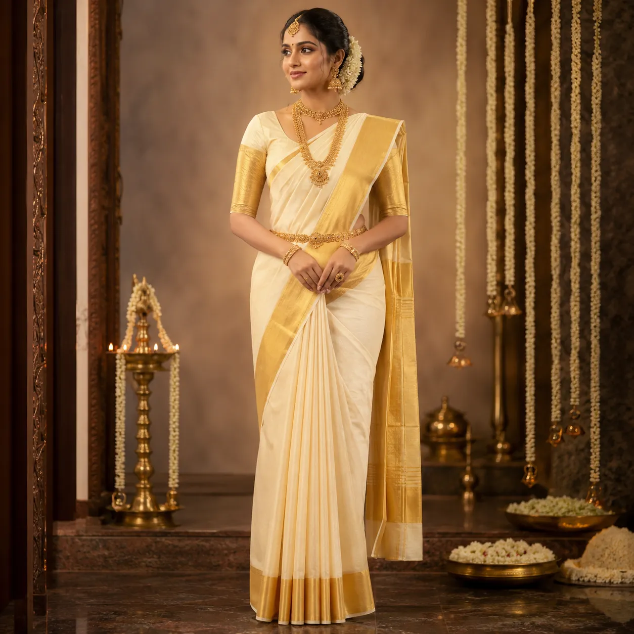 Kasavu Bridal