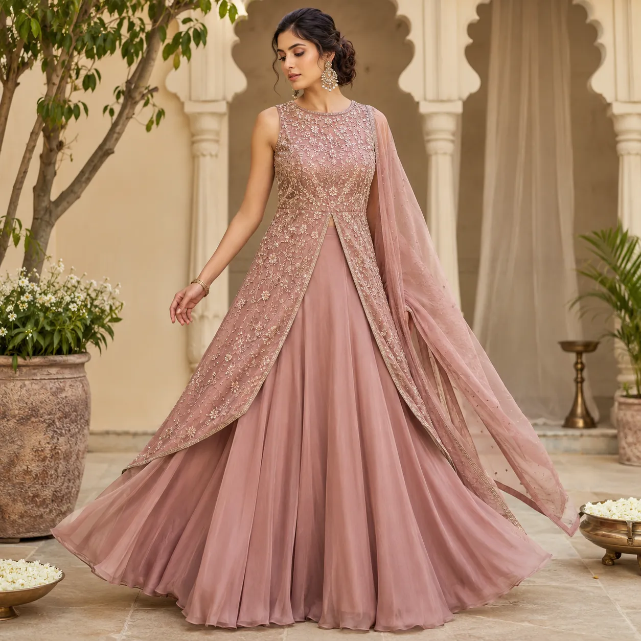 Indo-Western Gown