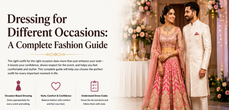 Dressing for Different Occasions: A Complete Fashion Guide
